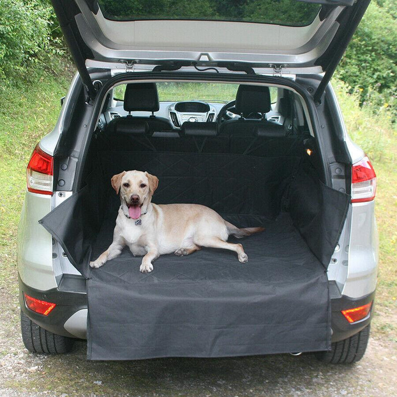 Premium Quilted Water Resistant Car Boot Liner & Bumper Protector Dog Pet