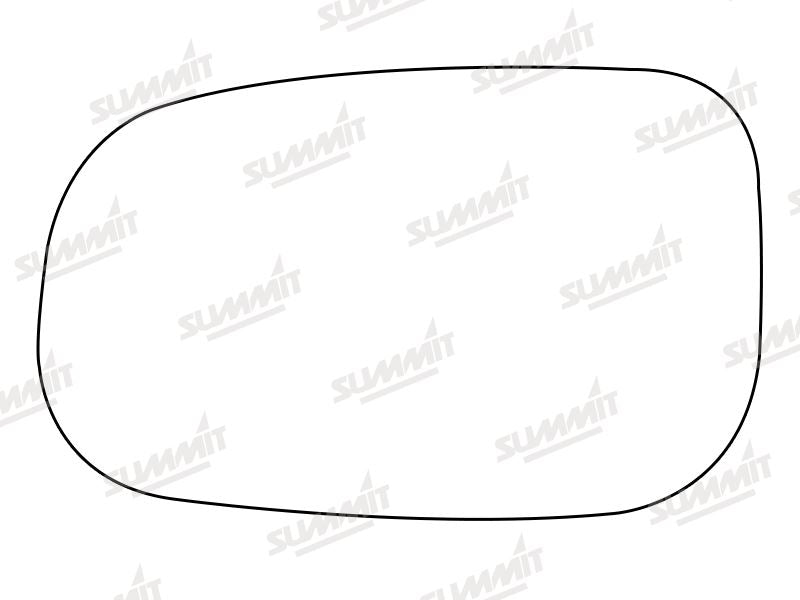Summit Stick-On Aspheric Mirror Glass fits Volvo S40, S60, S80, C30 LHS - Summit - My Roof Bars