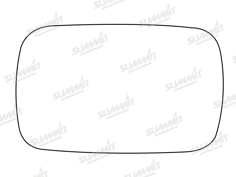 Summit Stick-On Anti Dazzle Mirror Glass fits Ford Fiesta Mk2 LHS - Summit - My Roof Bars