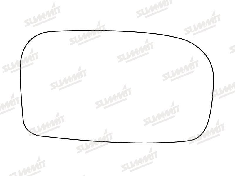 Summit Stick-On Standard Mirror Glass fits Honda Civic 02 to 05 RHS - Summit - My Roof Bars