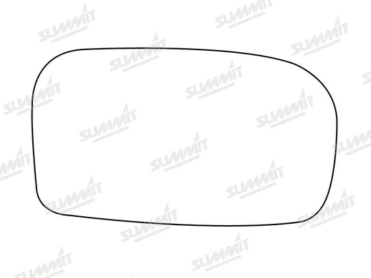 Summit Stick-On Standard Mirror Glass fits Honda Civic 02 to 05 RHS - Summit - My Roof Bars