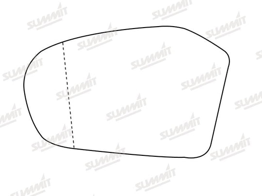 Summit Heated Base Plate With Blind Spot Mirror Glass fits Merc Benz A Class / B Class LHS - Summit - My Roof Bars