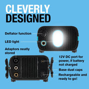 Ring Automotive RTC4000 cordless tyre inflator air compressor car pump. Recharge - Ring Automotive - My Roof Bars