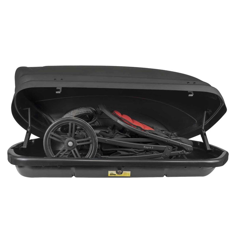 Menabo Mania 460 Litre Black Roof Box (75kg Max.) - Menabo - My Roof Bars