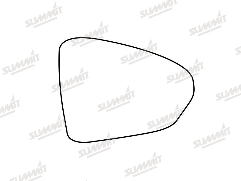 Summit Heated Base Plate With Standard Mirror Glass fits Fiat Tipo 16 on RHS - Summit - My Roof Bars