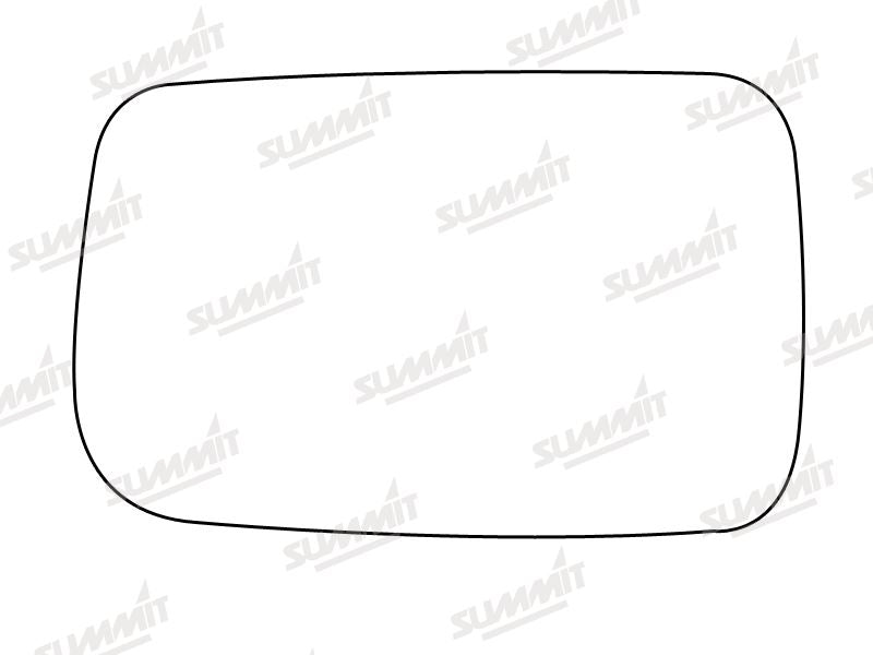 Summit Stick-On Anti Dazzle Mirror Glass fits BMW 3 Series LHS - Summit - My Roof Bars