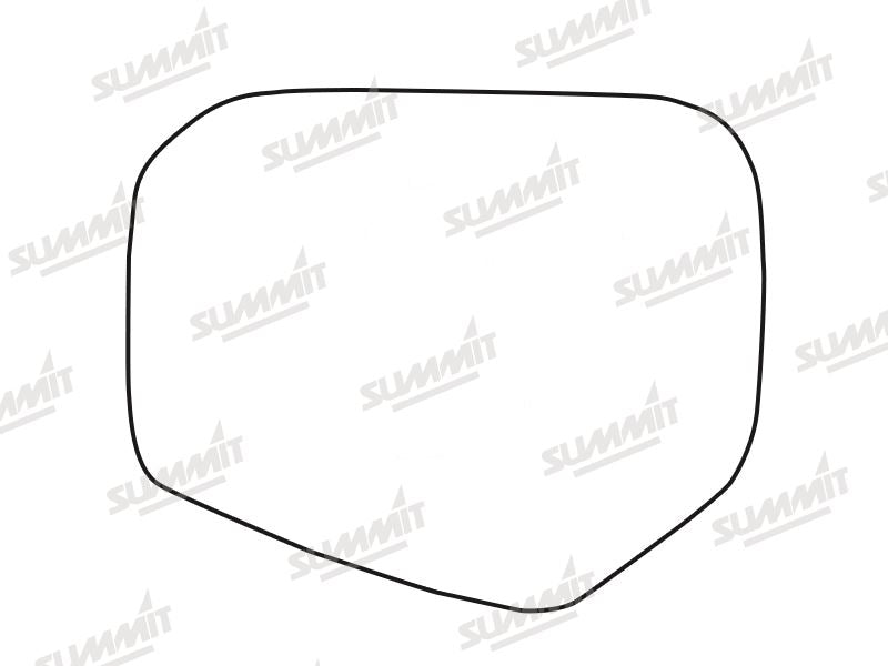 Summit Stick-On Standard Mirror Glass fits Mitsubishi L200 2006 On LHS - Summit - My Roof Bars
