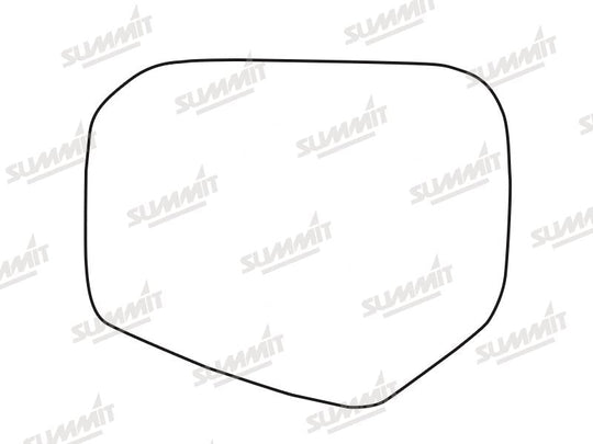Summit Stick-On Standard Mirror Glass fits Mitsubishi L200 2006 On LHS - Summit - My Roof Bars