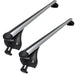 Summit SUP-957E Premium Integrated Railing Bar for Cars with Running Rails, Aluminium, Set of 2 - Summit - My Roof Bars