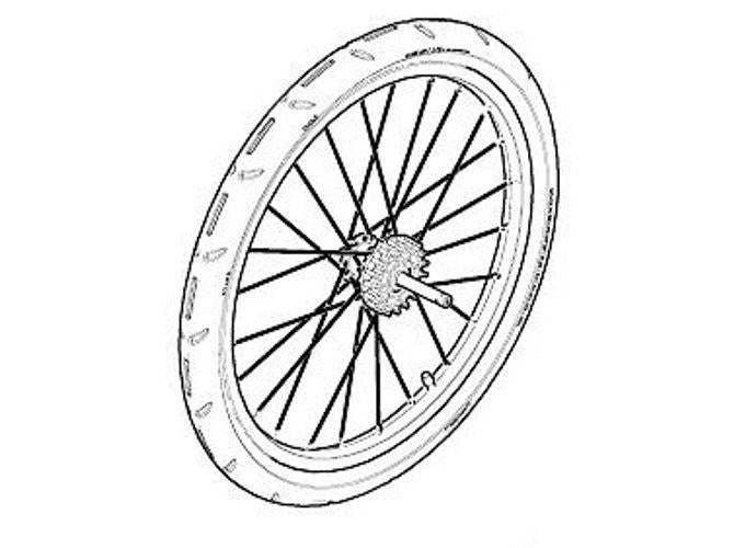 Thule Rear wheel right - Thule Courier 1500054785