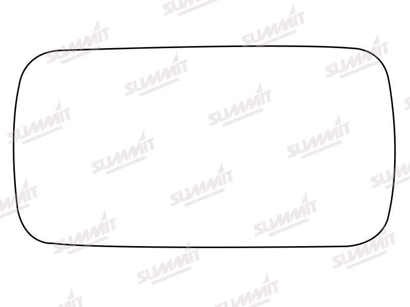 Summit Stick-On Anti Dazzle Mirror Glass fits Alfa 145 146 RHS - Summit - My Roof Bars