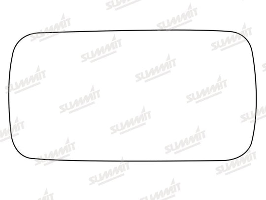 Summit Stick-On Anti Dazzle Mirror Glass fits Alfa 145 146 RHS - Summit - My Roof Bars