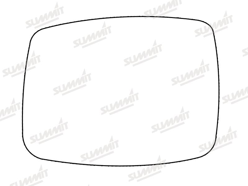 Summit Stick-On Standard Mirror Glass fits Nissan X-Trail 01 on LHS - Summit - My Roof Bars