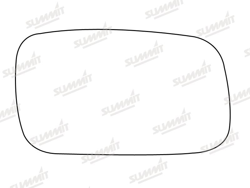 Summit Stick-On Commercial Mirror Glass fits VW Caddy to 03 Flat RHS - Summit - My Roof Bars