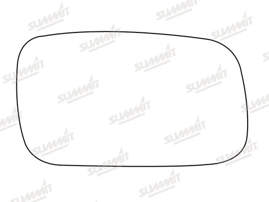 Summit Stick-On Commercial Mirror Glass fits VW Caddy to 03 Flat RHS - Summit - My Roof Bars