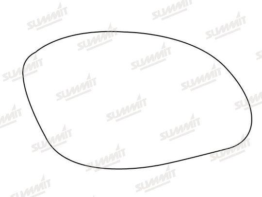 Summit Heated Base Plate With Standard Mirror Glass fits Vauxhall Vectra 99 to 02 RHS - Summit - My Roof Bars