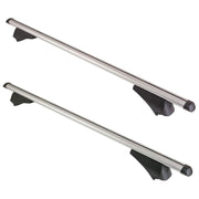 Summit SUM-005 Locking Roof Bars in Aluminium (Pair of) For Cars with Flush Rails - 1.35m, Silver - Summit - My Roof Bars