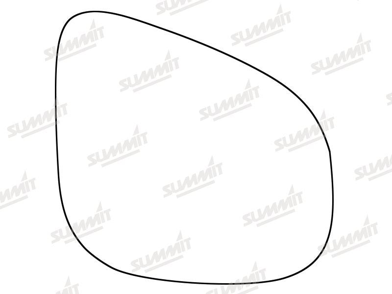 Summit Stick-On Standard Mirror Glass fits Renault Kangoo 12 on RHS - Summit - My Roof Bars