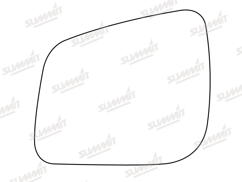 Summit Stick-On Aspheric Mirror Glass fits Mercedes A B Class 09 on LHS - Summit - My Roof Bars