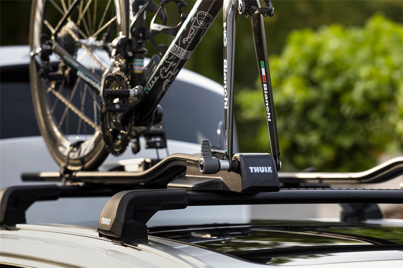 Thule Fast Ride roof bike rack fork mount black Roof Bike Rack - Thule - My Roof Bars