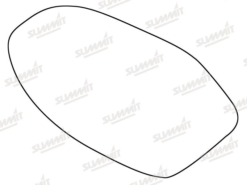 Summit Stick-On Standard Mirror Glass fits Audi A7 & RS7 RHS - Summit - My Roof Bars