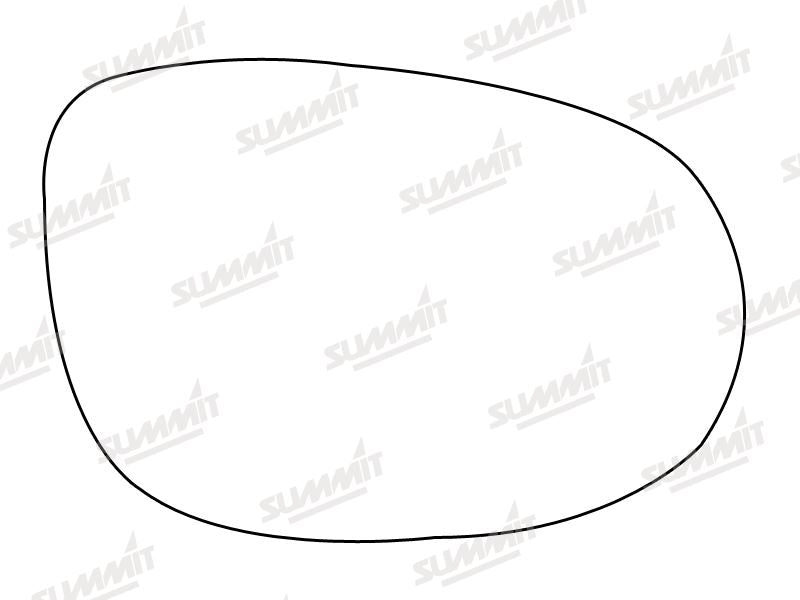 Summit Stick-On Standard Mirror Glass fits Ford Ka 09 on RHS - Summit - My Roof Bars