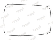 Summit Stick-On Standard Mirror Glass fits Ford Escort Orion 35 Van RHS - Summit - My Roof Bars
