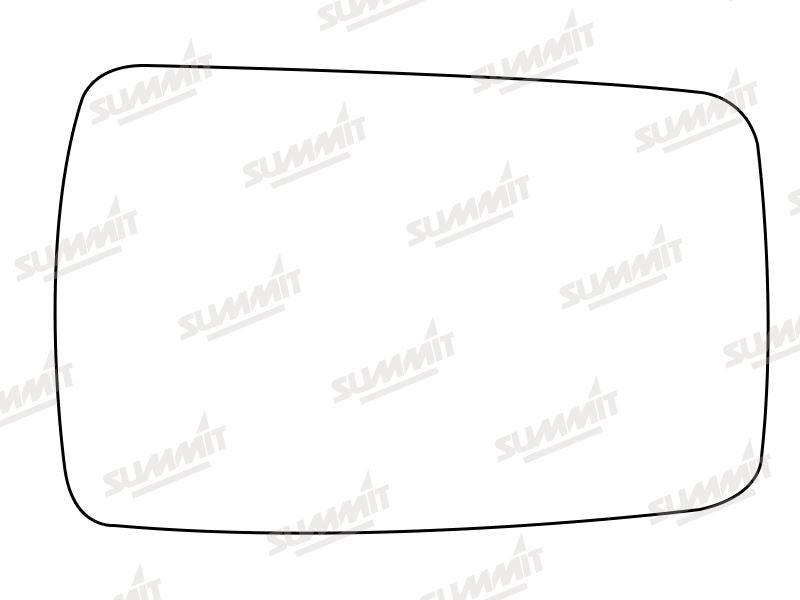 Summit Stick-On Standard Mirror Glass fits Ford Escort Orion 35 Van RHS - Summit - My Roof Bars
