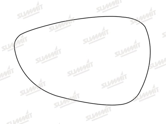Summit Stick-On Standard Mirror Glass fits Ford Fiesta 09 on LHS - Summit - My Roof Bars