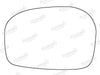 Summit Stick-On Standard Mirror Glass fits Honda Jazz 09 on LHS - Summit - My Roof Bars