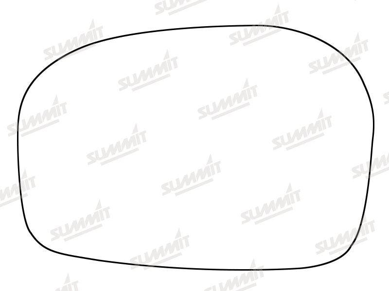 Summit Stick-On Standard Mirror Glass fits Honda Jazz 09 on LHS - Summit - My Roof Bars
