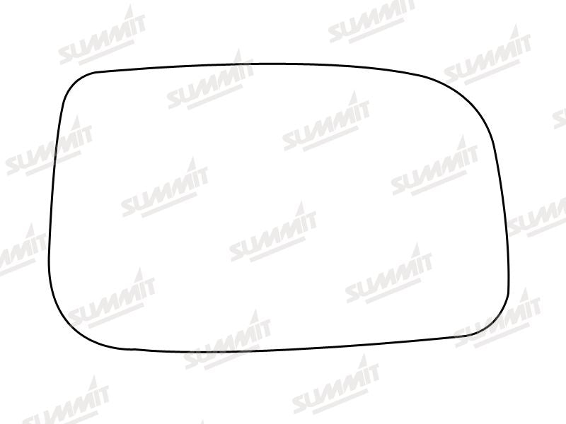 Summit Stick-On Standard Mirror Glass fits Toyota Corolla 01 on RHS - Summit - My Roof Bars