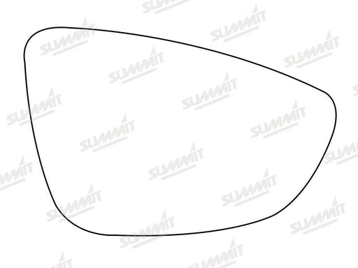 Summit Heated Base Plate With Blind Spot Mirror Glass fits VW Passat / Passat CC RHS - Summit - My Roof Bars