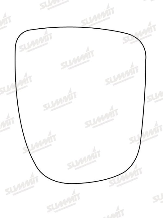 Summit Stick-On Commercial Mirror Glass fits Vauxhall Vivaro, Renault Traffic RHS - Summit - My Roof Bars