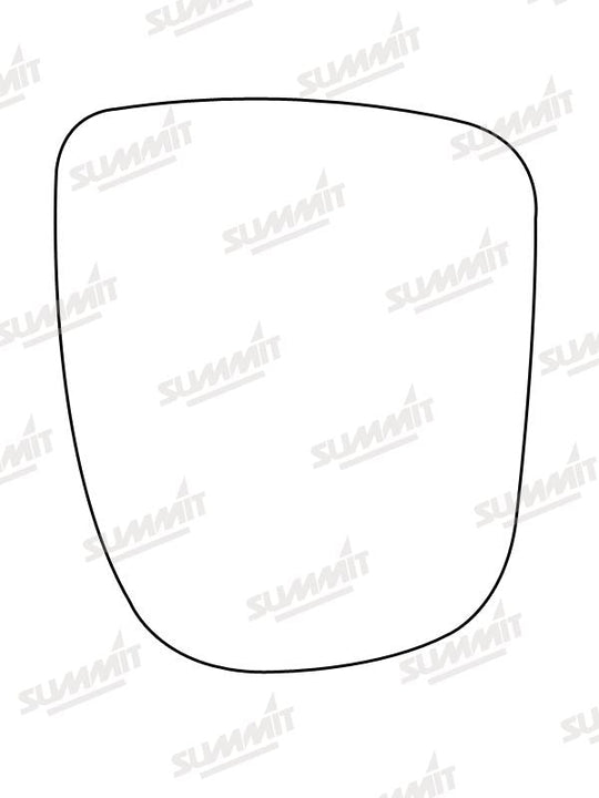 Summit Stick-On Commercial Mirror Glass fits Vauxhall Vivaro, Renault Traffic RHS - Summit - My Roof Bars