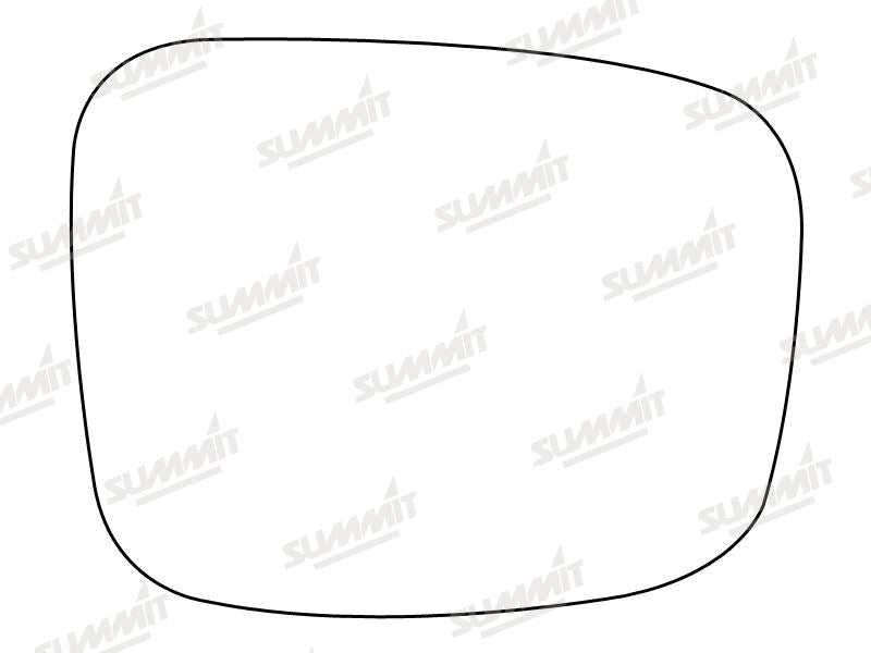 Summit Stick-On Standard Mirror Glass fits Vauxhall Frontera LHS - Summit - My Roof Bars