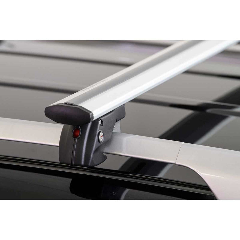Menabo Jackson Silver Raised Rail Roof Bars (90kg Max.) - Menabo - My Roof Bars