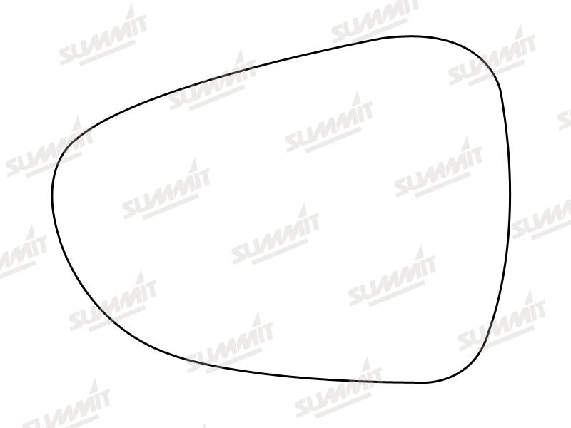 Summit Stick-On Standard Mirror Glass fits Citroen C5 08 on LHS - Summit - My Roof Bars