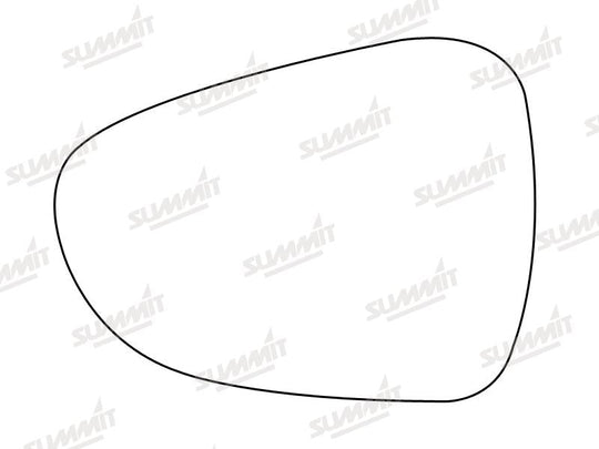 Summit Stick-On Standard Mirror Glass fits Citroen C5 08 on LHS - Summit - My Roof Bars