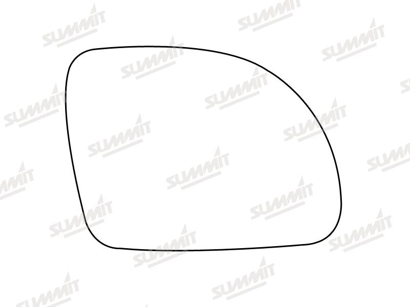 Summit Stick-On Aspheric Mirror Glass fits VW Beetle 99 to 00 RHS - Summit - My Roof Bars