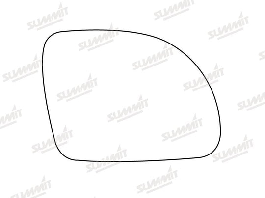 Summit Stick-On Aspheric Mirror Glass fits VW Beetle 99 to 00 RHS - Summit - My Roof Bars