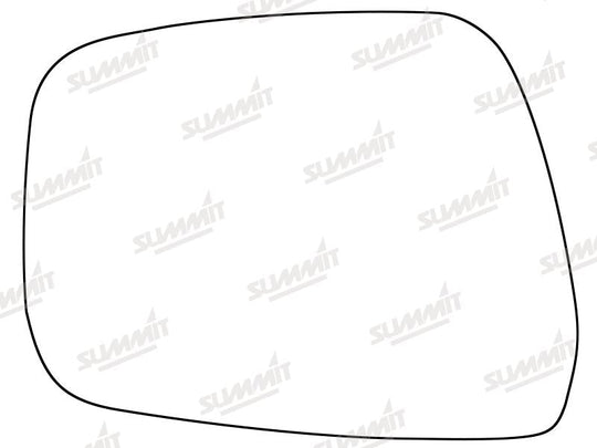 Summit Stick-On Standard Mirror Glass fits Nissan Pathfinder 09 to 12 LHS - Summit - My Roof Bars