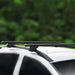 Roof Bars Rack Aluminium Black fits Vauxhall Zafira Life 2019- For Raised Rails - Summit - My Roof Bars