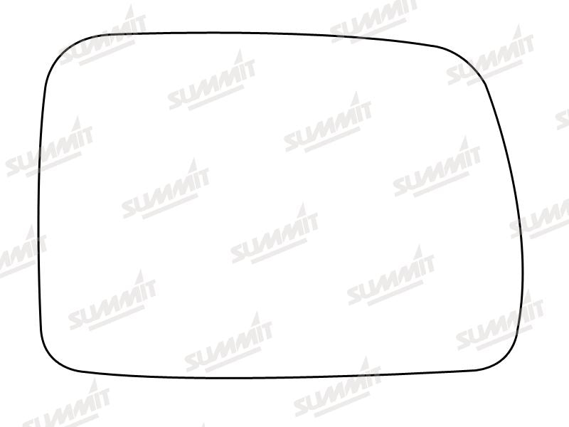 Summit Stick-On Standard Mirror Glass fits BMW X5 00 on RHS - Summit - My Roof Bars