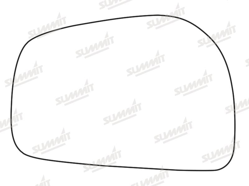Summit Stick-On Standard Mirror Glass fits Daewoo Musso RHS - Summit - My Roof Bars