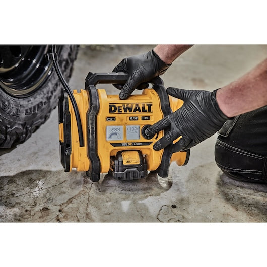 Dewalt Power Tools DCC018N XR Triple Source Inflator 18V Bare Unit - DeWALT Power Tools - My Roof Bars