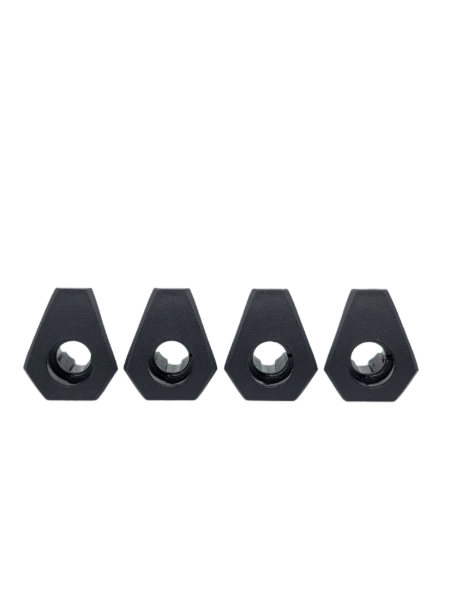 Lock Bezel For Summit Premium Raised Railing Roof Bars, Excluding Barrels & Keys - Set of 4