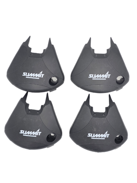 Summit Printed Foot Cover For Summit Premium Integrated Railing Roof Bars - Set of 4