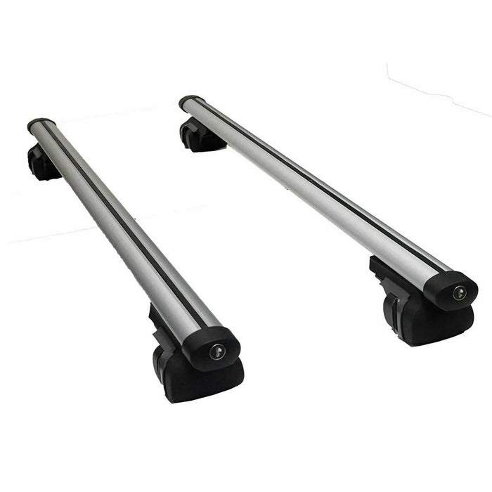 Summit SUM-003 Semi Universal Roof Bars (Pair of) to Fit Cars with Running Rails, Aluminium 1.35m in Length, Set of 2, one size - Summit - My Roof Bars