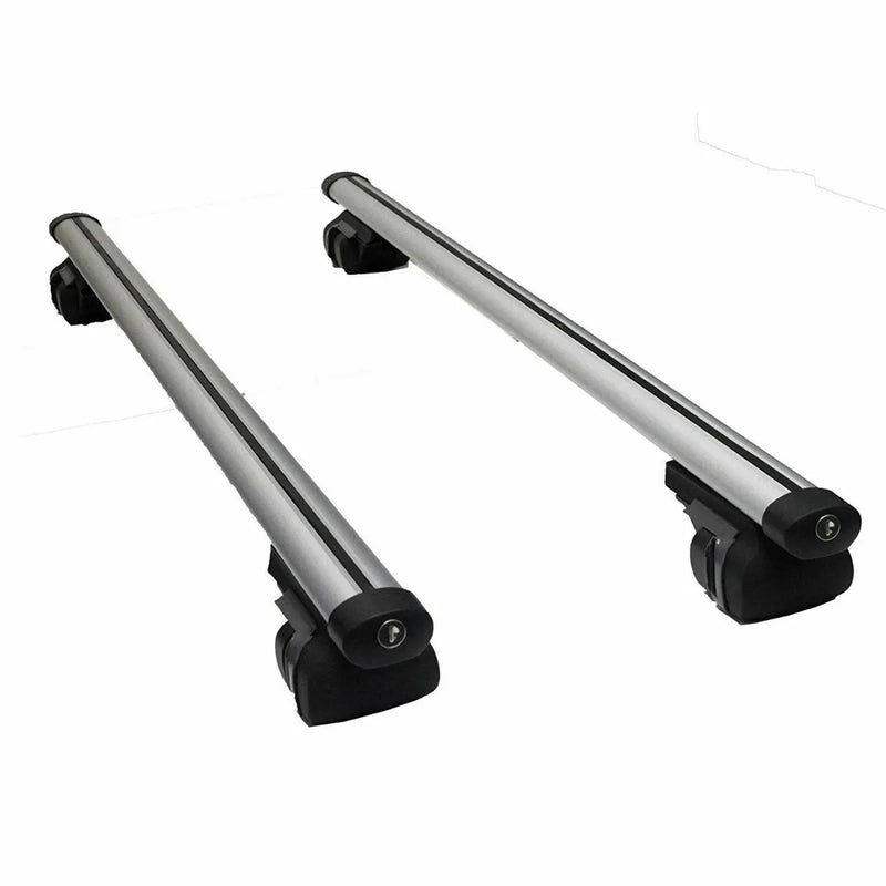 Summit SUM-003 Semi Universal Roof Bars (Pair of) to Fit Cars with Running Rails, Aluminium 1.35m in Length, Set of 2, one size